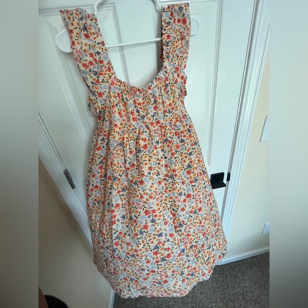 Multi colored floral dress